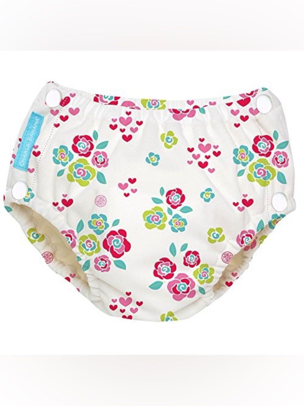 Charlie Banana Extraordinary Training Pants/Cloth Swim Diaper - “Floralie” - NWT